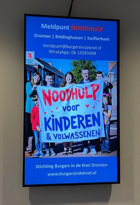 Informatiescherm Huisartsenpraktijken