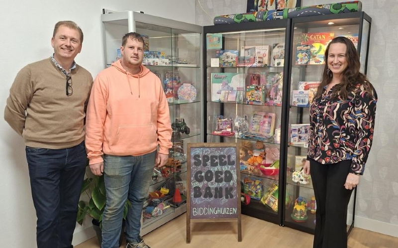 Speelgoedbank weer in Biddinghuizen